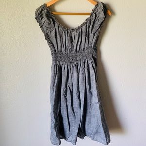 Max Studio Peasant-Style Linen Dress